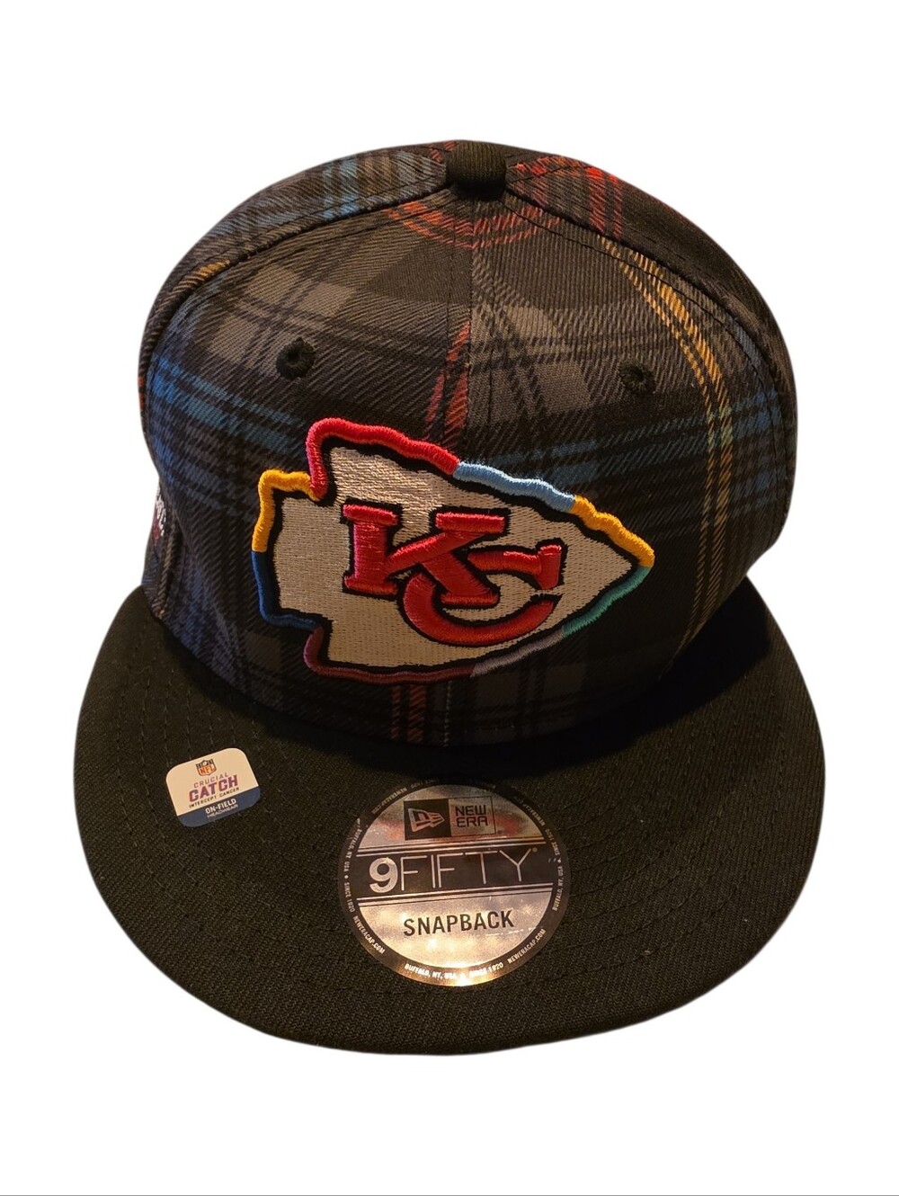 NEW ERA 2024 NFL Kansas City Chiefs "Crucial Intercept" Plaid Snapback